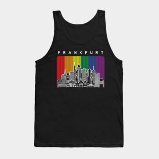 Frankfurt LGBT Rainbow Flag Tank Top